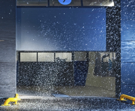 Панорамные ворота AluTherm в Динской