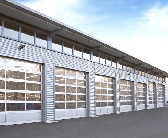 Панорамные ворота в Динской