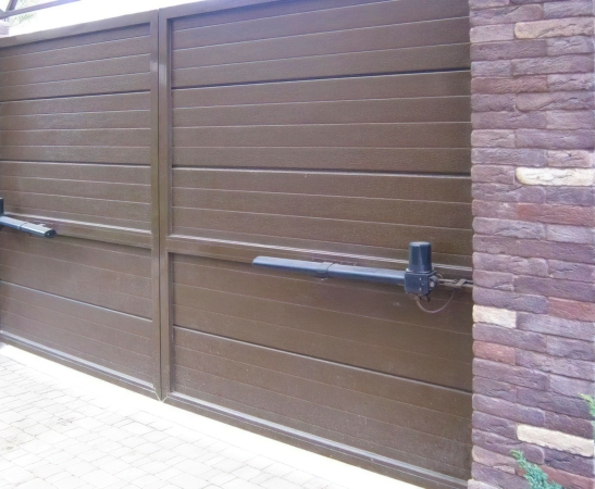 Автоматика для распашных ворот в Динской